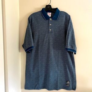 Disney Grumpy Monogram Men's Polo Shirt Size: L MSRP: $89